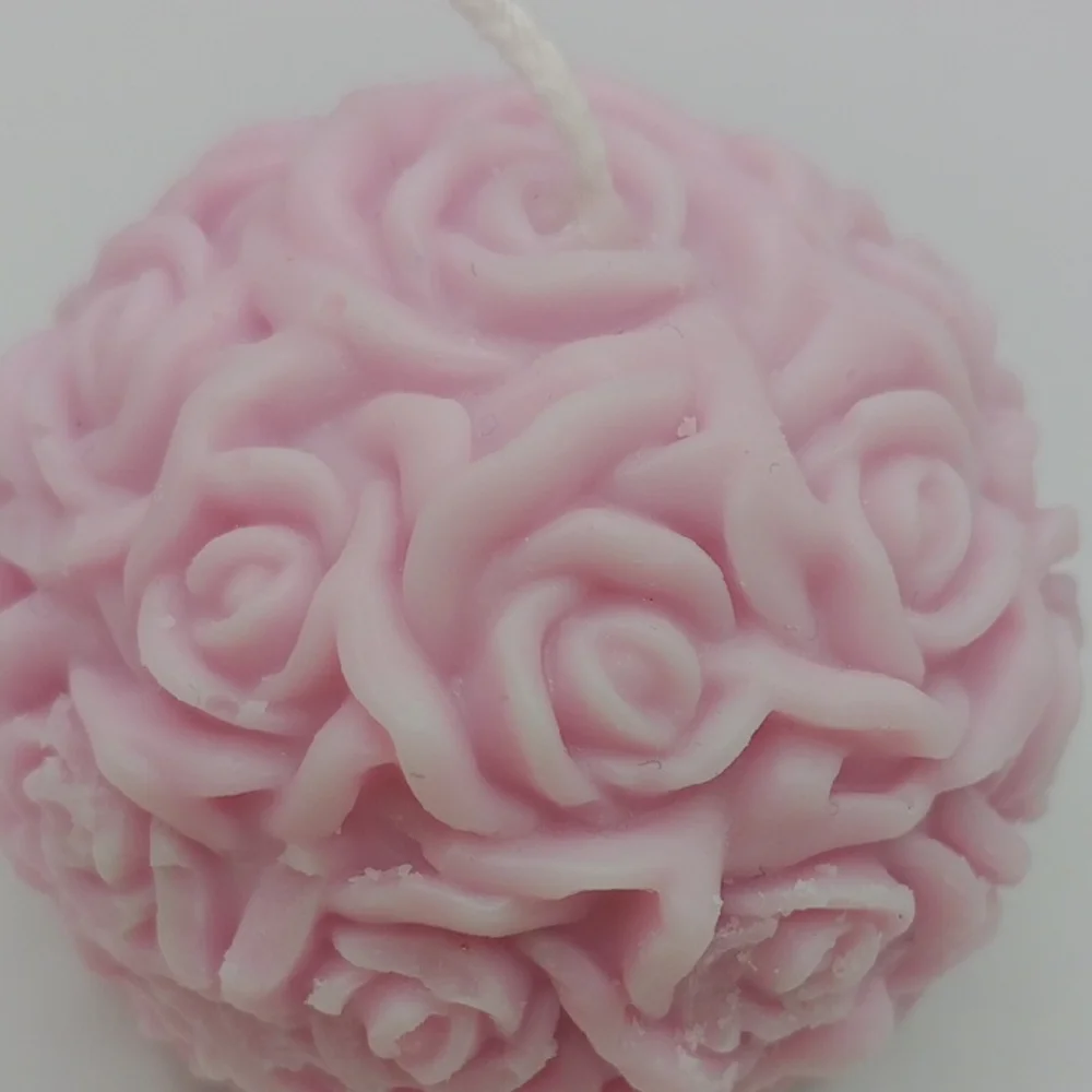 Pink Rose Scented Candle - Picture 4 of 4